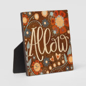 Inspiration Herzblume Hübsch lassen Fotoplatte (Vorderseite)