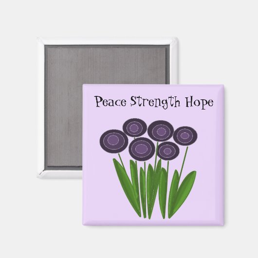 Inspiration - Hoffnung auf Frieden Magnet (Vorderseite/Rückseite)