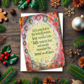 Inspiration hoffnungsvolle Weihnachtszeit Karte