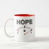 Inspiration Hope Full Zweifarbige Tasse (Links)