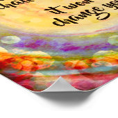 Inspiration Hübsch "Herausforderung Sie" Poster (Ecke)