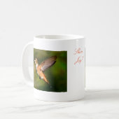 Inspiration Hummingbird-Kaffee-Tasse Kaffeetasse (Vorderseite Links)