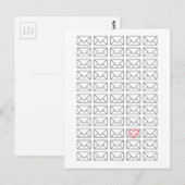 Inspiration I Liebe Sie beachten Postkarte (Vorne/Hinten)