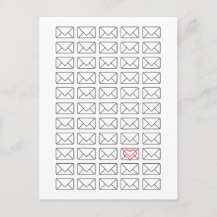 Inspiration I Liebe Sie beachten Postkarte