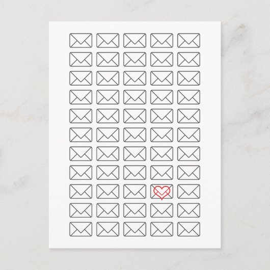 Inspiration I Liebe Sie beachten Postkarte (Vorderseite)