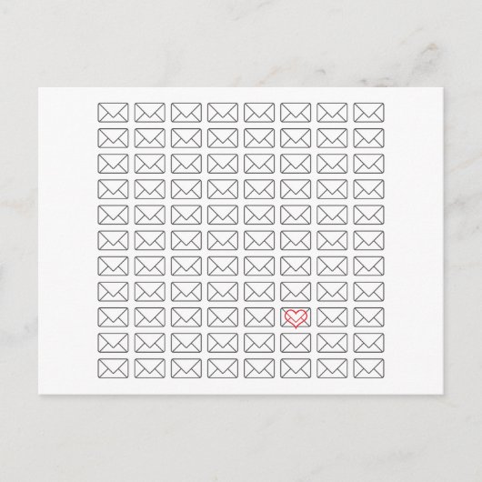 Inspiration I Liebe Sie beachten Postkarte (Vorderseite)