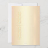 Inspiration im eleganten Dekordesign Einladung (Rückseite)