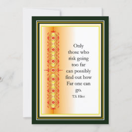 Inspiration im eleganten Dekordesign Einladung