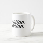Inspiration in der Mode-Tasse für Ihre Getränke Kaffeetasse (VorderseiteRechts)