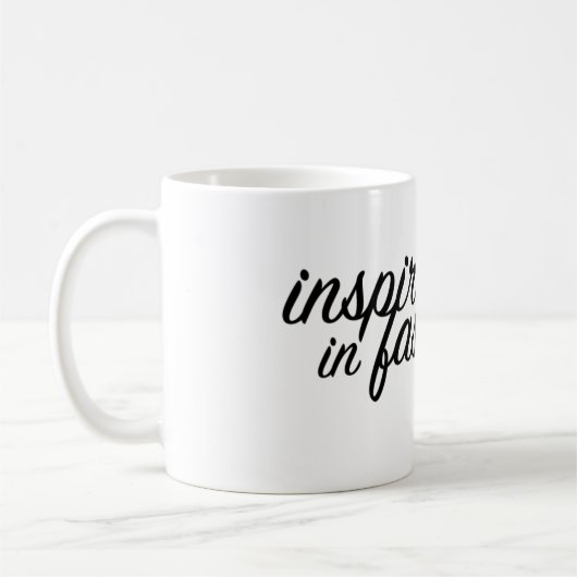 Inspiration in der Mode-Tasse für Ihre Getränke Kaffeetasse (Links)