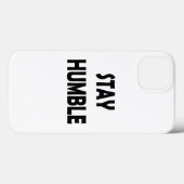 Inspiration in Minimalismus - Bleibe Humble Motiva Case-Mate iPhone Hülle (Rückseite (Horizontal))