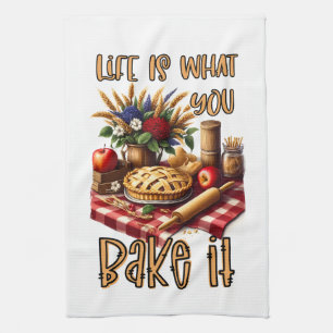 Inspiration ist das, was man backt geschirrtuch