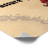 Inspiration ist ein Segen-Zitat Poster (Ecke)