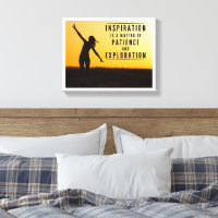 Inspiration ist Geduld und Erforschung