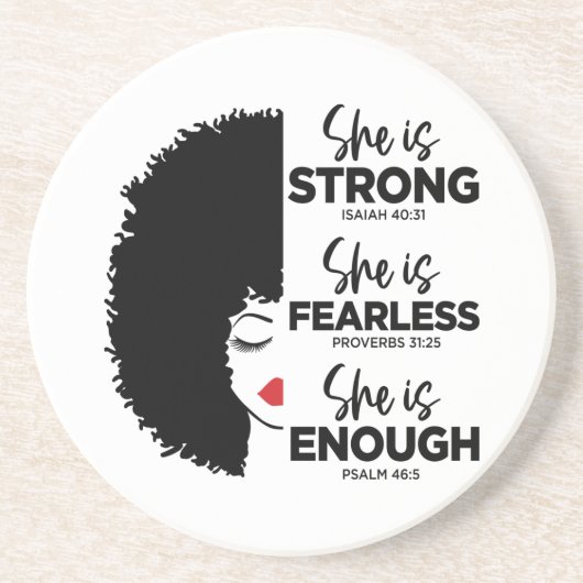 Inspiration ist Sandstone-Untersetzer Getränkeuntersetzer (Vorne)