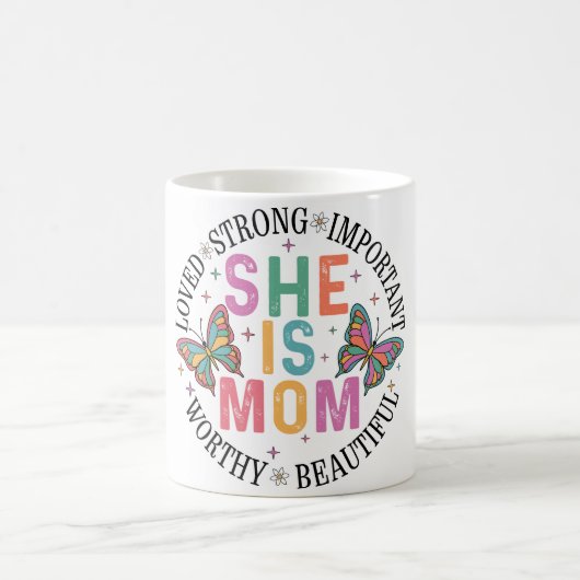 Inspiration ist sie Mama liebt Kaffeetasse (Mittel)