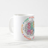 Inspiration ist sie Mama liebt Kaffeetasse (Vorderseite Links)