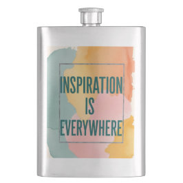 Inspiration ist überall flachmann