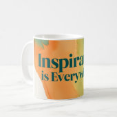 Inspiration ist überall kaffeetasse (Vorderseite Links)