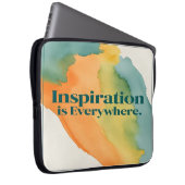 Inspiration ist überall laptopschutzhülle (Vorne Rechts)