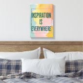 Inspiration ist überall leinwanddruck (Insitu (Schlafzimmer))