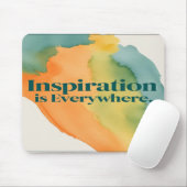Inspiration ist überall mousepad (Mit Mouse)