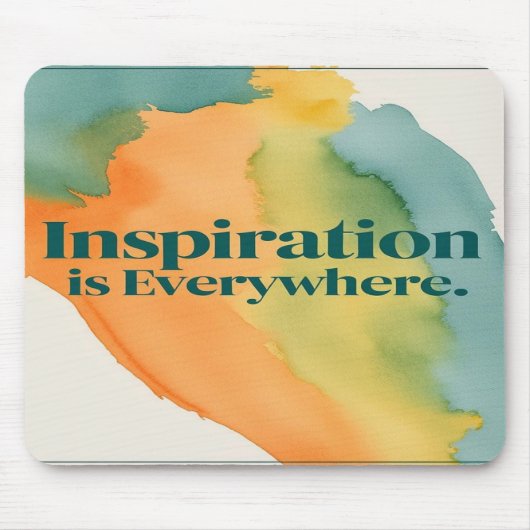 Inspiration ist überall mousepad (Vorne)