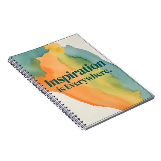 Inspiration ist überall notizblock (Rechte Seite)