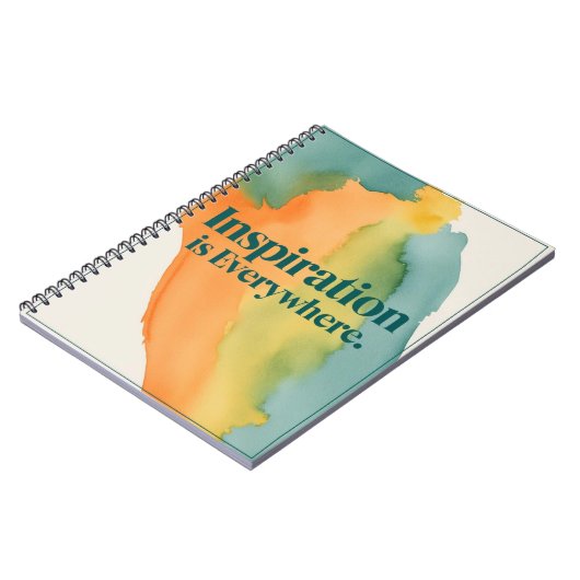 Inspiration ist überall notizblock (Linke Seite)