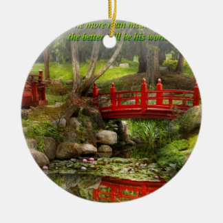 Inspiration - Japanischer Garten - Meditation Keramikornament