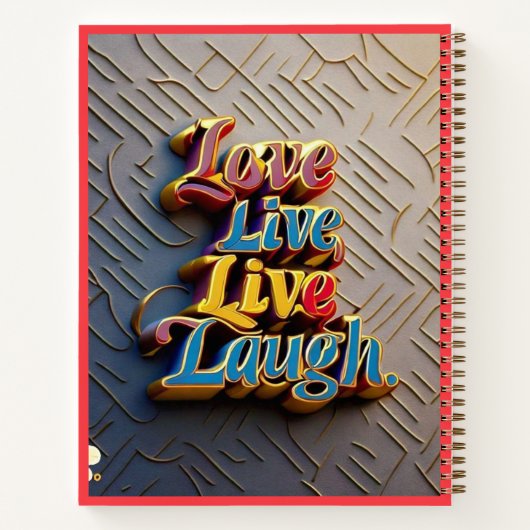 "Inspiration jeden Tag" Notizblock (Rückseite)