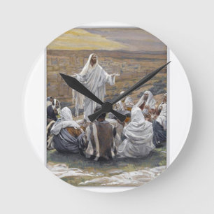 Inspiration Jesus Bible Faith Hope Liebe Runde Wanduhr