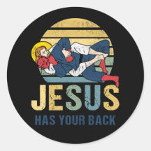 Inspiration Jesus hat Ihren Rücken Jiu Jitsu Retro