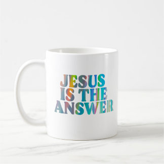 Inspiration - Jesus ist die Antwort Kaffeetasse