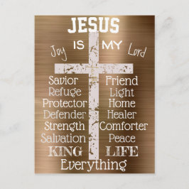 Inspiration Jesus ist mein Alles - Christlich Postkarte