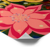 Inspiration Joy Floral Hübsch Journey Green Poster (Ecke)