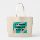 Inspiration Jumbo-Tasche Jumbo Stoffbeutel (Rückseite)