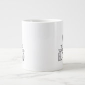 Inspiration Jumbo-Tasse Schreiben Sie das Buch, da (Vorderseite)