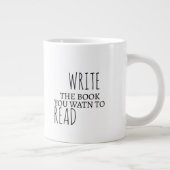 Inspiration Jumbo-Tasse Schreiben Sie das Buch, da (Rechts)
