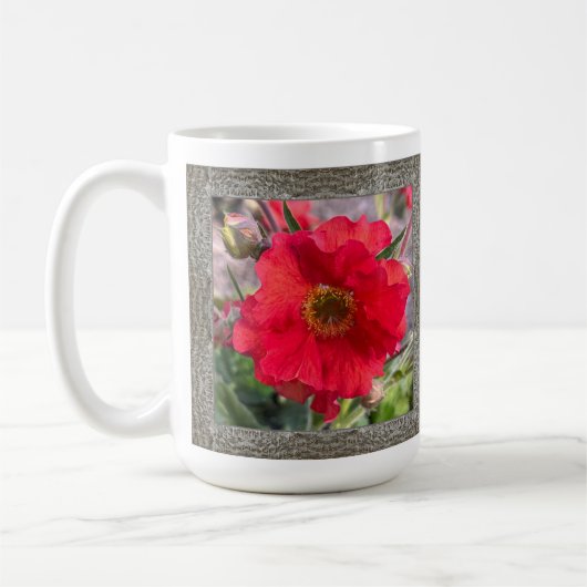 Inspiration-Kaffee-Tasse mit Rote Rosen Kaffeetasse (Links)