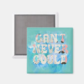 Inspiration kann nie zitieren magnet (Vorderseite/Rückseite)