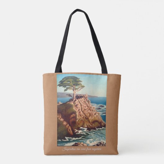 Inspiration kann von überall Cypruss Tasche kommen (Rückseite)