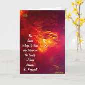 Inspiration Karte (Gelbe Blume)