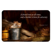 Inspiration - Katze - Menge Spaß Magnet (Horizontal)