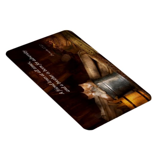 Inspiration - Katze - Menge Spaß Magnet (Rechte Seite)