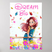 Inspiration Kinderzimmer Kinder träumen Big Girls Poster (Vorne)