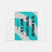 Inspiration kleine Fleece Blanket (Vorderseite (Horizontal))