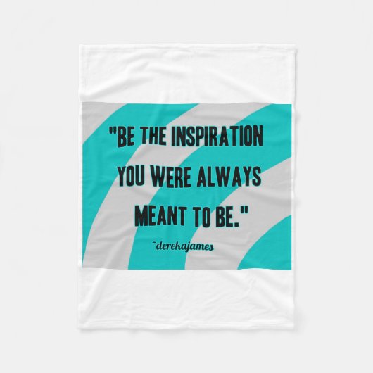Inspiration kleine Fleece Blanket (Vorderseite)
