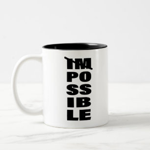 Inspiration Kunst Zitat Kunst Endlose Möglichkeite Zweifarbige Tasse