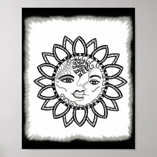 Inspiration Kunsthandwerk Sonnenmond Poster (Vorne)